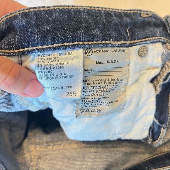 Adriano Goldschmied Womens Aubrey Skinny Straight Cotton Blue Size 26R - Picture 4 of 5